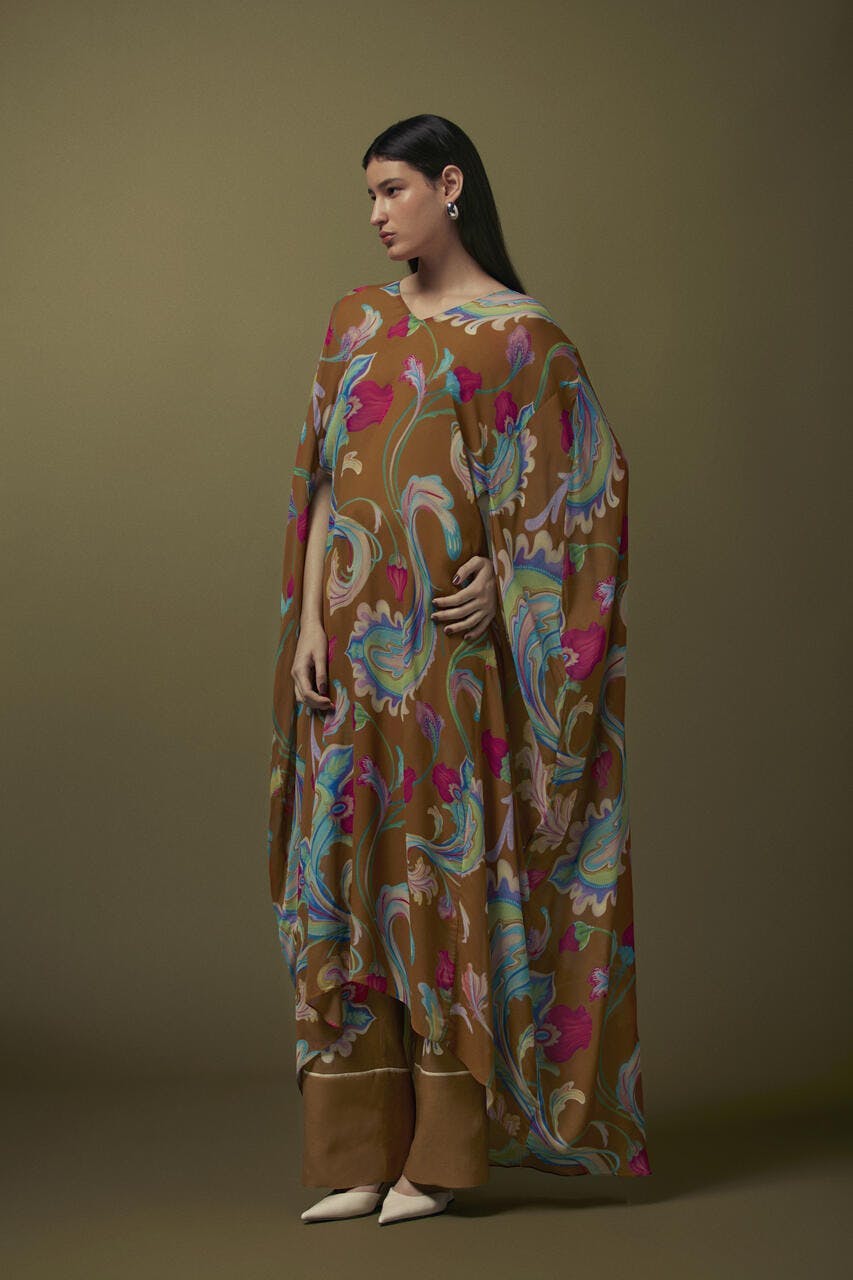 dress fashion formal wear gown adult female person woman robe silk